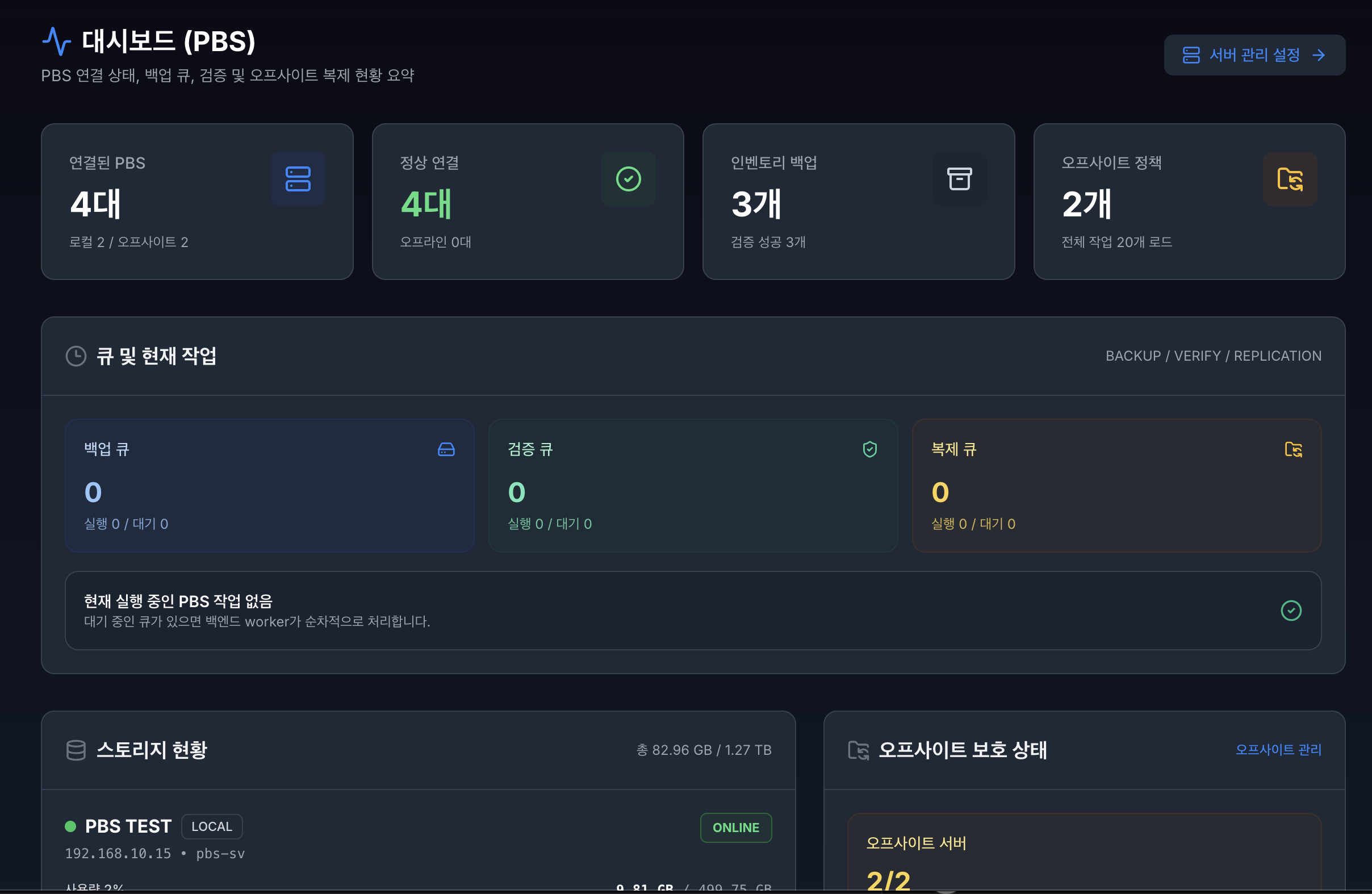 VirtOn 대시보드 1